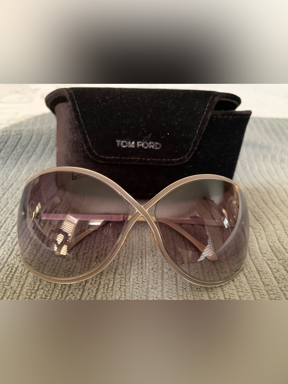 Tom Ford Women's Oversized Round Sunglasses